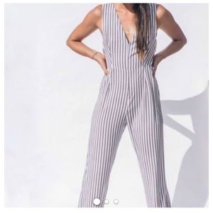 NWT- XIX Palms Jumpsuit Striped Size XS (Size 1)